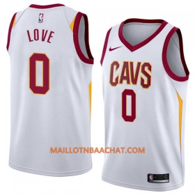 Maillot NBA Cleveland Cavaliers Kevin Love 0 Nike 2017-18 Blanc Swingman - Homme
